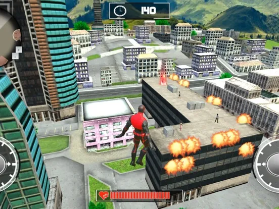Zrzuty ekranu Super Iron Rope Hero iPad 